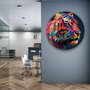 Wallity Cuadro decorativo de vidrio templado Multicolor (80 x 80 cm)
